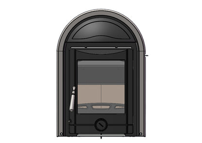 CastTec Polaris Majestic Inset Multi-Fuel Stove Arched Inset