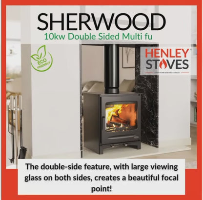 Henley Sherwood 10 Eco Double Sided Multi-Fuel Stove