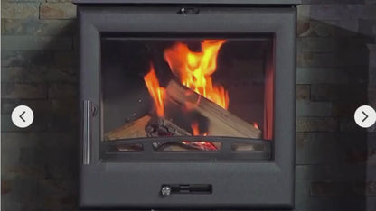 Nevis 5 Edge 5kw Multi-Fuel Eco Defra Approved Stove - FREE HETAS Approved CO Detector