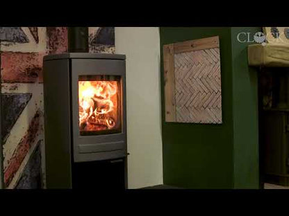 Clock Brocksford CS5 Wood Fuel Stove