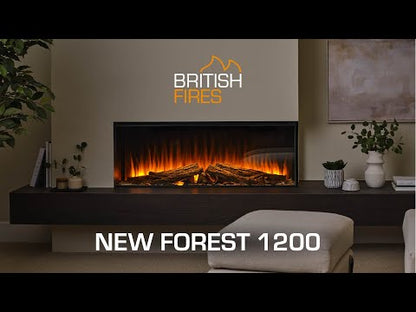 British Fires New Forest Electric Fire 1200