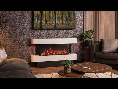 Gazco eStudio Arosa 140 Electric Fire Suite