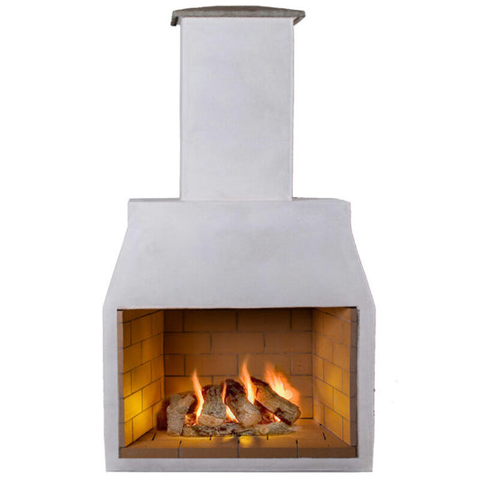 The Isokern Garden 1200 Outdoor Fireplace