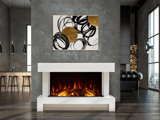 Stylist 54 Suite Flat Wall Fix Electric Fire