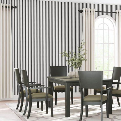 white-acoustic-slat-wall-panel-dining-room